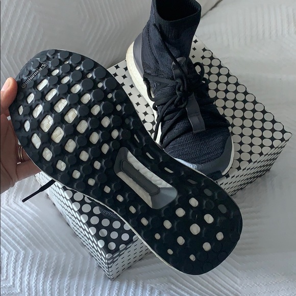 Adidas by Stella McCartney Black and White Athletic Shoes - Picture 5 of 6